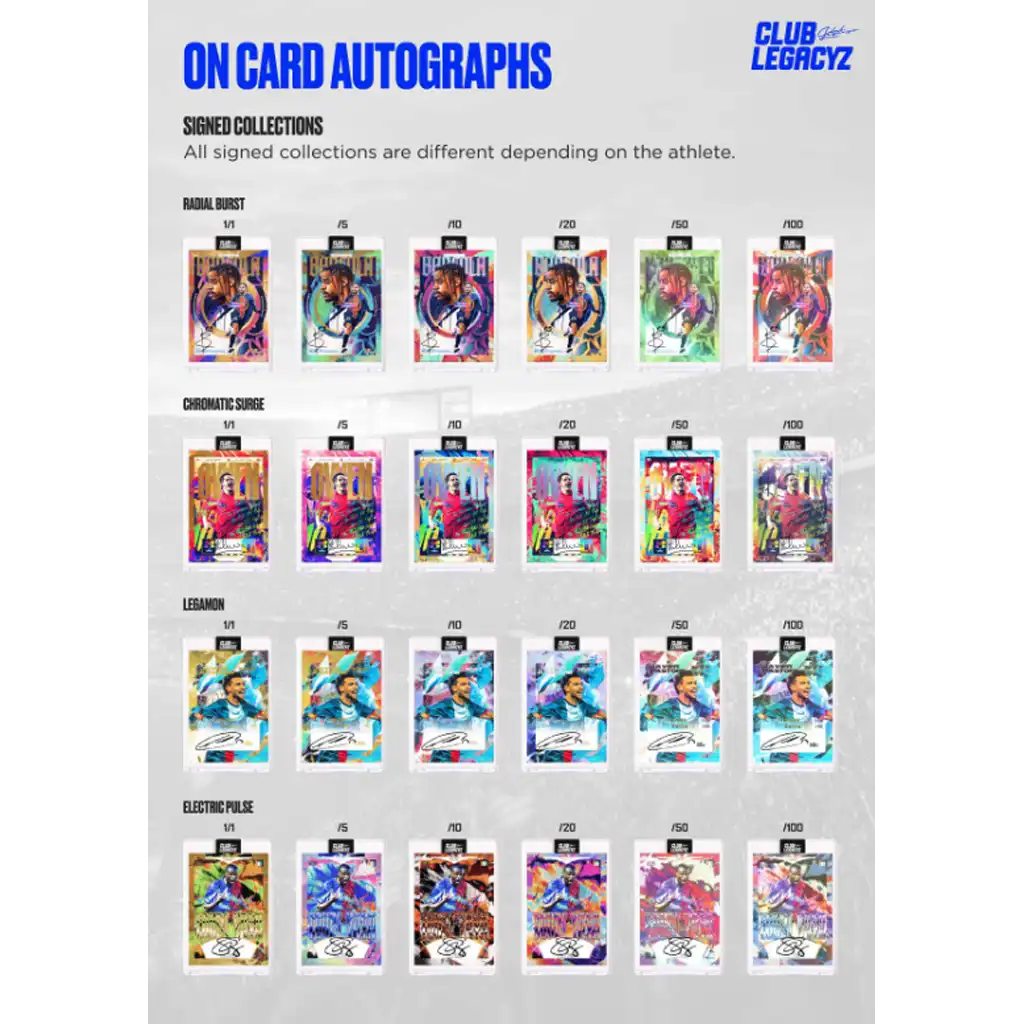 Club Legacyz - Icons 2nd Edition Football Cards Mini-Box