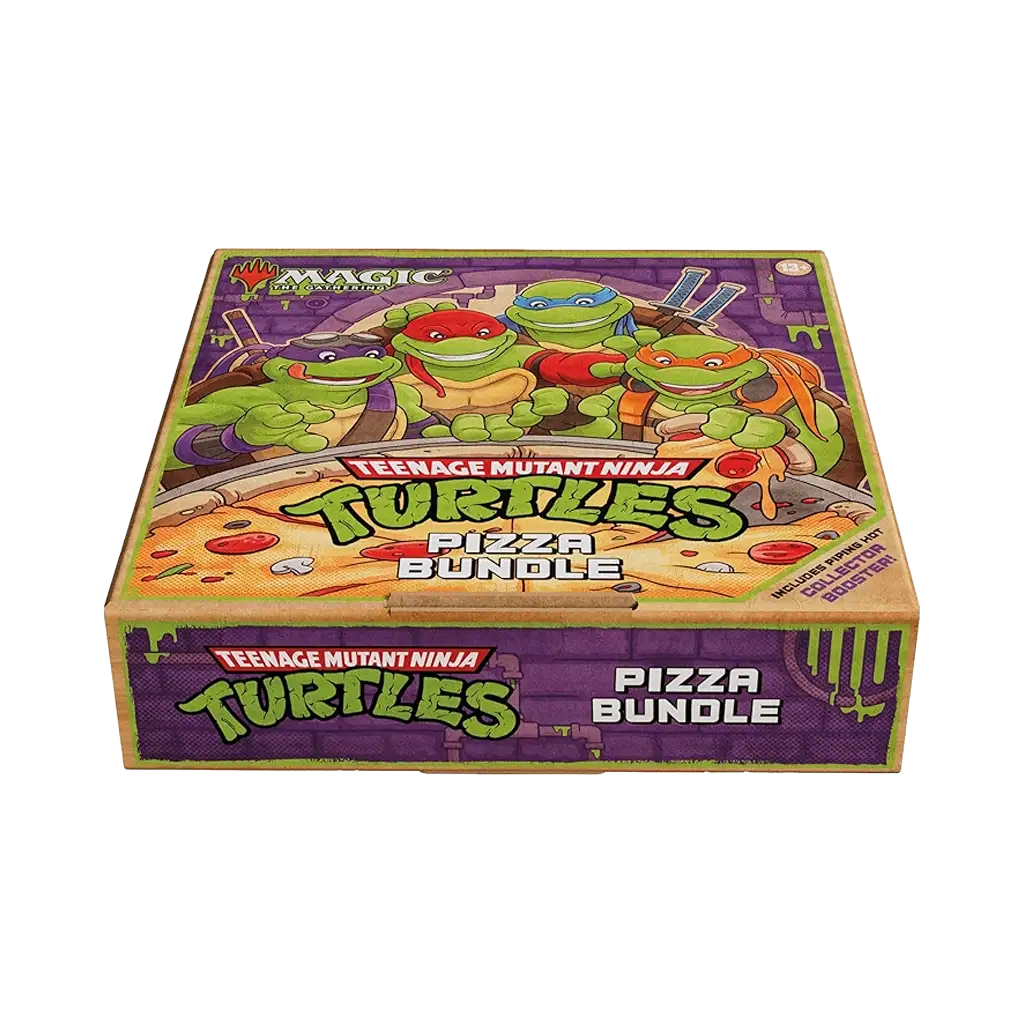 Magic The Gathering Teenage Mutant Ninja Turtles Pizza Bundle mit Boostern und Promos