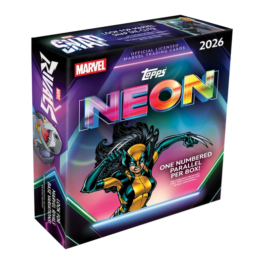 Topps Marvel Neon 2026 Hobby Box – englische Marvel Trading Cards