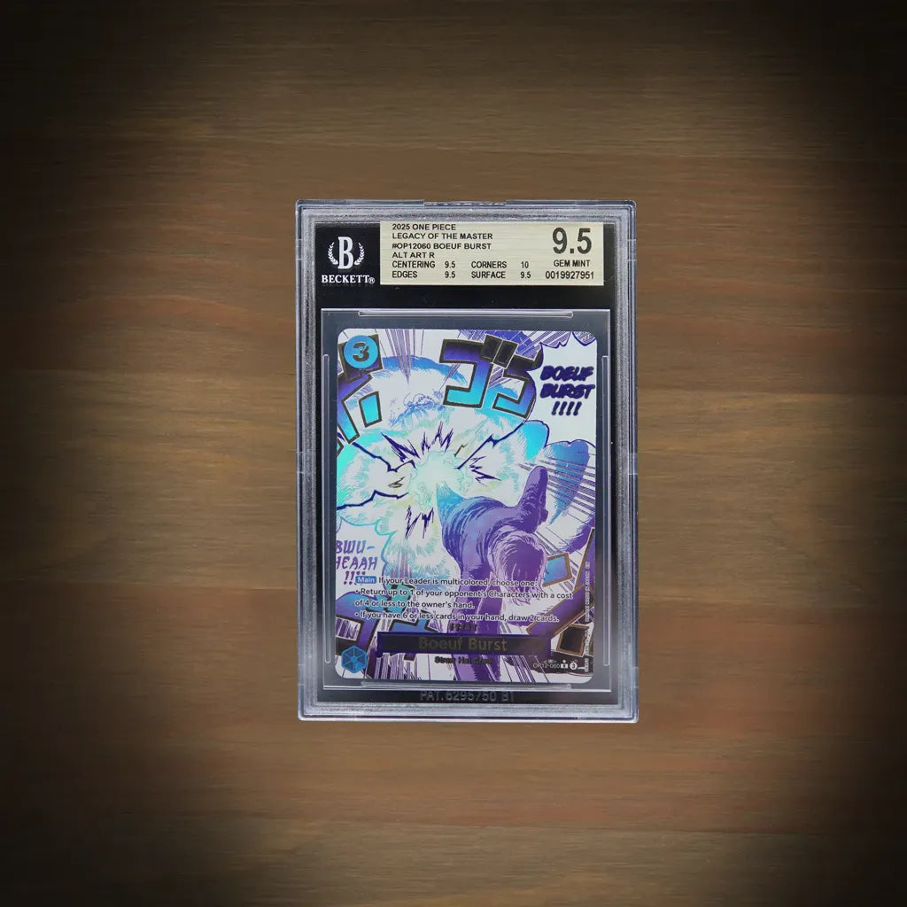Boeuf Burst OP12-060 Sanji Event Manga Alternate Art englisch BGS 9.5