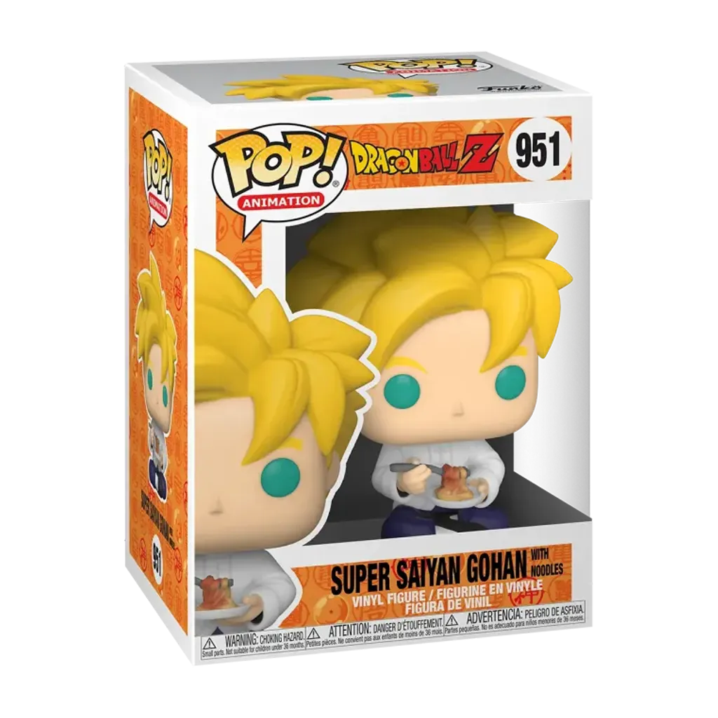 Funko POP Dragon Ball Z Super Saiyan Gohan with Noodles #951 in Originalverpackung