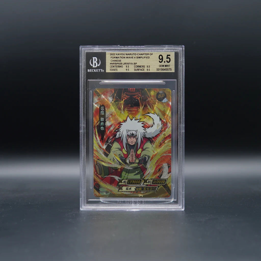 Jiraiya NR-BP-020 BP Naruto Kayou BGS 9.5 Gem Mint chinesisch, Slab Vorderseite