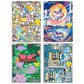 Pokemon 30th Celebration AR Karten Famieps, Hisui-Zorua, Ditto und Mauzi mit 30th Anniversary Logo