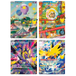 Pokemon 30th Celebration Art Rare Karten Driftlon, Morpeko, Riffex und Zapdos auf Japanisch