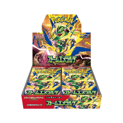 Pokemon Storm Emeralda M6 Booster Display japanisch mit 30 Boostern und Mega Rayquaza Artwork