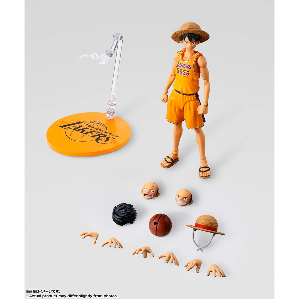 One Piece x NBA - Monkey D. Luffy Los Angeles Lakers S.H.Figuarts