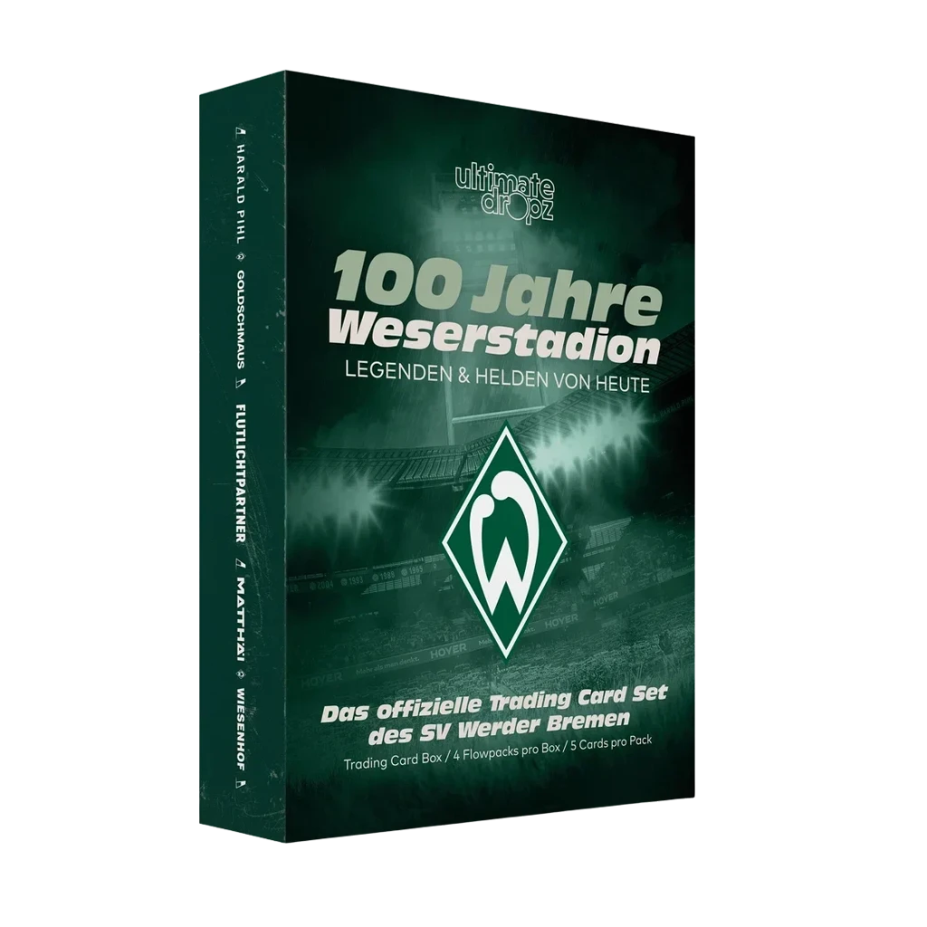 Ultimate Dropz 100 Jahre Weserstadion SV Werder Bremen Trading Card Box 2026/27