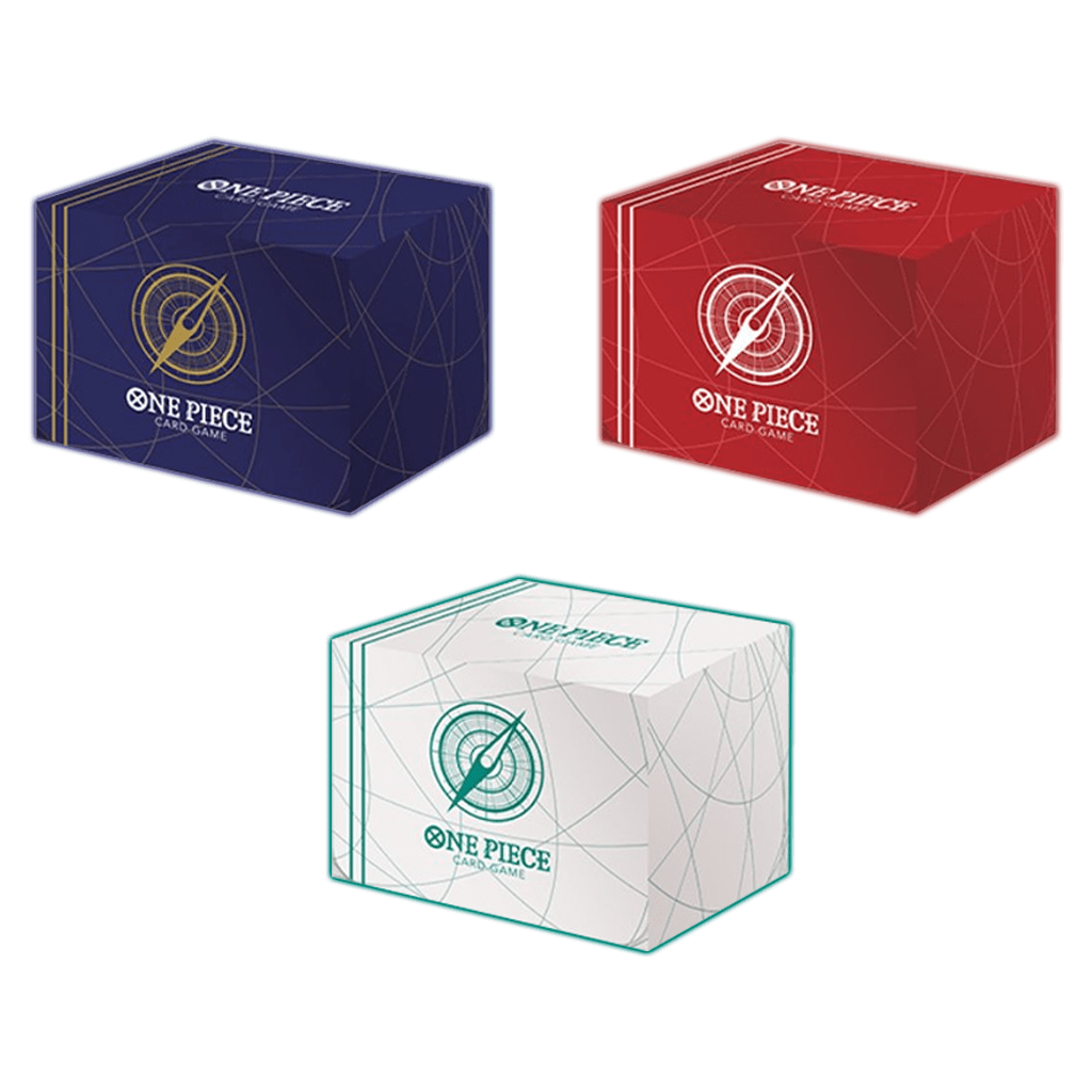 One Piece Card Game - Clear Card Case [Blau/ Rot/ Weiß]
