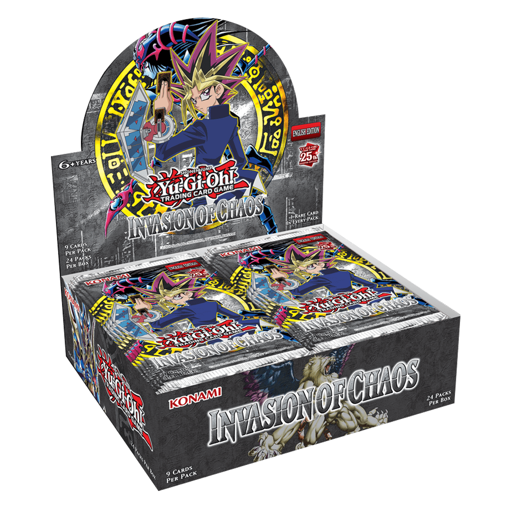Yugioh Invasion of Chaos Display 25th Anniversary